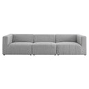 Logan Upholstered Fabric 3-Piece Sofa