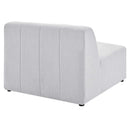 Zyair Upholstered Fabric 4-Piece Sectional Sofa