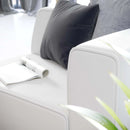 Linda Vegan Leather Right-Arm Chair