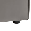 Linda Vegan Leather Armless Chair