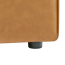 Linda Vegan Leather Armless Chair