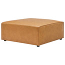 Linda Vegan Leather Ottoman