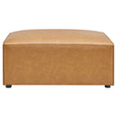 Linda Vegan Leather Ottoman