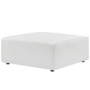 Linda Vegan Leather Ottoman