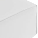 Linda Vegan Leather Ottoman