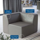 Linda Vegan Leather Corner Chair