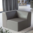 Linda Vegan Leather Corner Chair