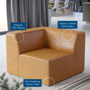 Linda Vegan Leather Corner Chair