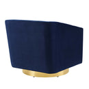 Jaziel Accent Lounge Performance Velvet Swivel Chair
