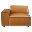Rhea Vegan Leather Loveseat