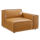 Rhea Vegan Leather 4-Piece Sofa
