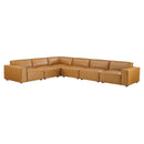 Rhea 6-Piece Vegan Leather Sectional Sofa