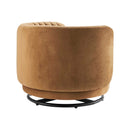 Dilan Tufted Performance Velvet Swivel Chair