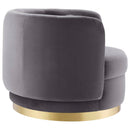 Anderson Performance Velvet Swivel Chair