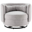 Anderson Upholstered Fabric Swivel Chair