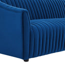 Vincenzo Performance Velvet Channel Tufted Sofa