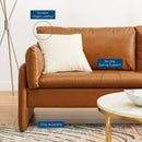 Aubrielle Vegan Leather Sofa
