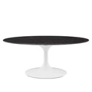 Jackson 42" Oval Artificial Marble Coffee Table
