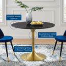 Violeta 60" Artificial Marble Dining Table