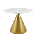 Remi 40" Artificial Marble Dining Table