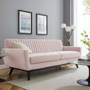 Sonny Channel Tufted Performance Velvet Sofa