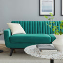 Sonny Channel Tufted Performance Velvet Sofa