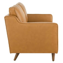 Lillie Genuine Leather Loveseat