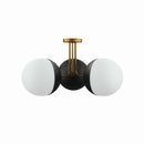 Memphis 3-Light Semi-Flush Ceiling Light