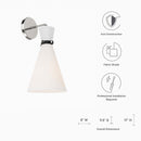 Kamiyah 1-Light Wall Sconce