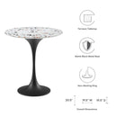 Artemis 20" Round Terrazzo Side Table