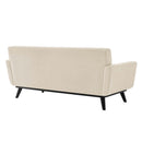 Emmalyn Herringbone Fabric Loveseat