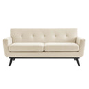 Emmalyn Herringbone Fabric Loveseat