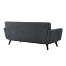 Emmalyn Herringbone Fabric Loveseat