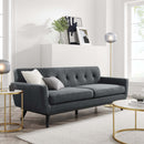 Jimena Herringbone Fabric Sofa