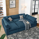 Liberty Down Filled Overstuffed 6-Piece Sectional Sofa