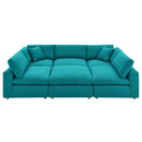 Liberty Down Filled Overstuffed 6-Piece Sectional Sofa