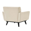 Journi Herringbone Fabric Armchair