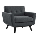 Journi Herringbone Fabric Armchair