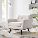 Engage Herringbone Fabric Armchair