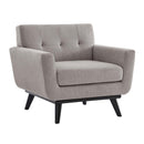 Journi Herringbone Fabric Armchair