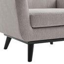 Journi Herringbone Fabric Armchair