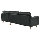 Malcolm Leather Sectional Sofa