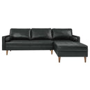 Malcolm Leather Sectional Sofa