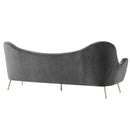 Cayden Channel Tufted Performance Velvet Sofa