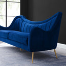 Cayden Channel Tufted Performance Velvet Sofa