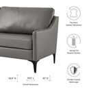 Justin Leather Sofa