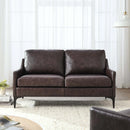 Justin Leather Loveseat