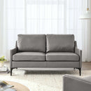 Justin Leather Loveseat