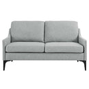 Justin Upholstered Fabric Loveseat