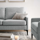 Justin Upholstered Fabric Loveseat